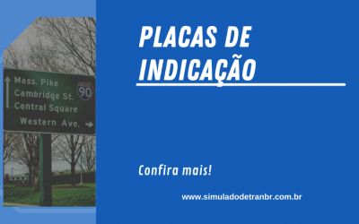 Simulado Detran BR – Placas de indicação